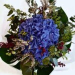 Elegant Blue Hydrangea Bouquet