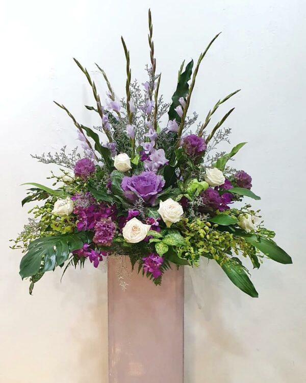 Lavish Purple Grand Opening Arrangement