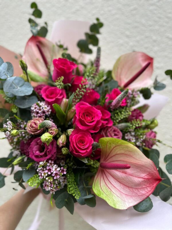 Romantic Fuchsia Medley Bouquet