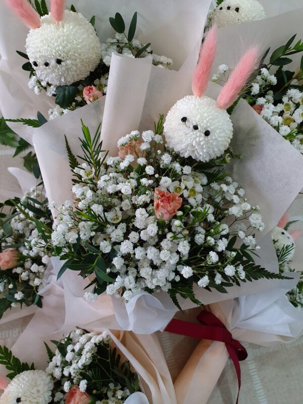 Whimsical Bunny Graduation Bouquet