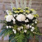 Solemn White Elegance Arrangement