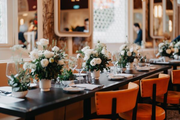 Wedding Table Flower Arrangement